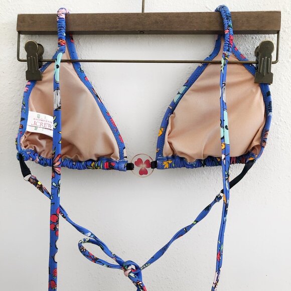Dauphinette X J. CREW Bikini Set in Cornucopia Floral Size L/ XL - Picture 3 of 16